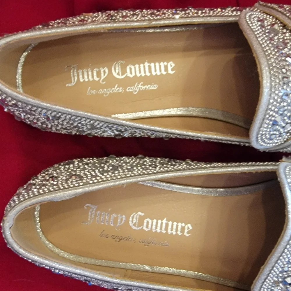 Juicy Couture Caviar Rhinestone Loafers-NWT-9 - Picture 3 of 7